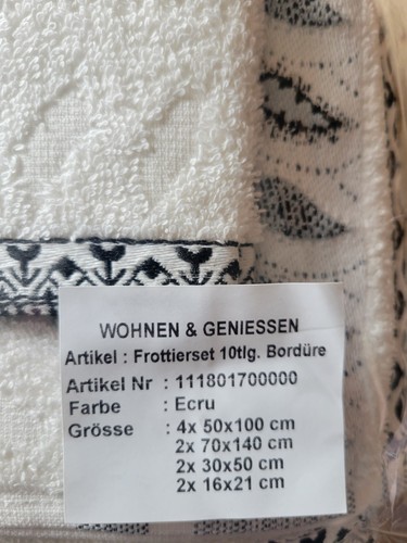Tlg handtuchset neu - handtuchset,, neu***