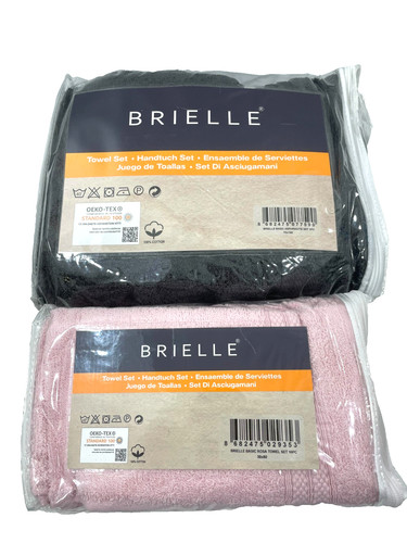 Brielle handtuch set 2stk - handtuch,