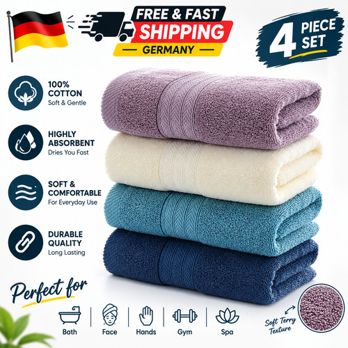 Piece cotton towel - cotton, set