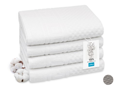 Handtuchset mit waffelmuster - handtuchset,